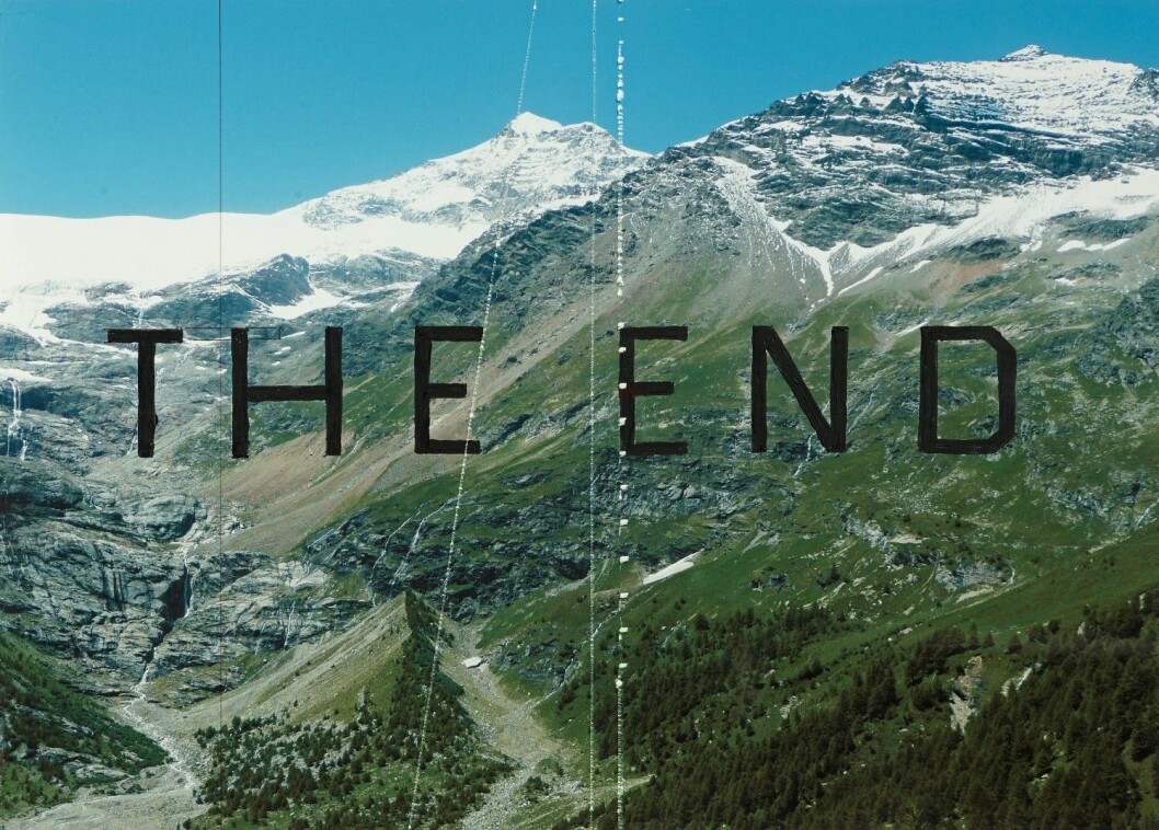 ”The End #87” av Ed Ruscha. The End #87 av Ed Ruscha.