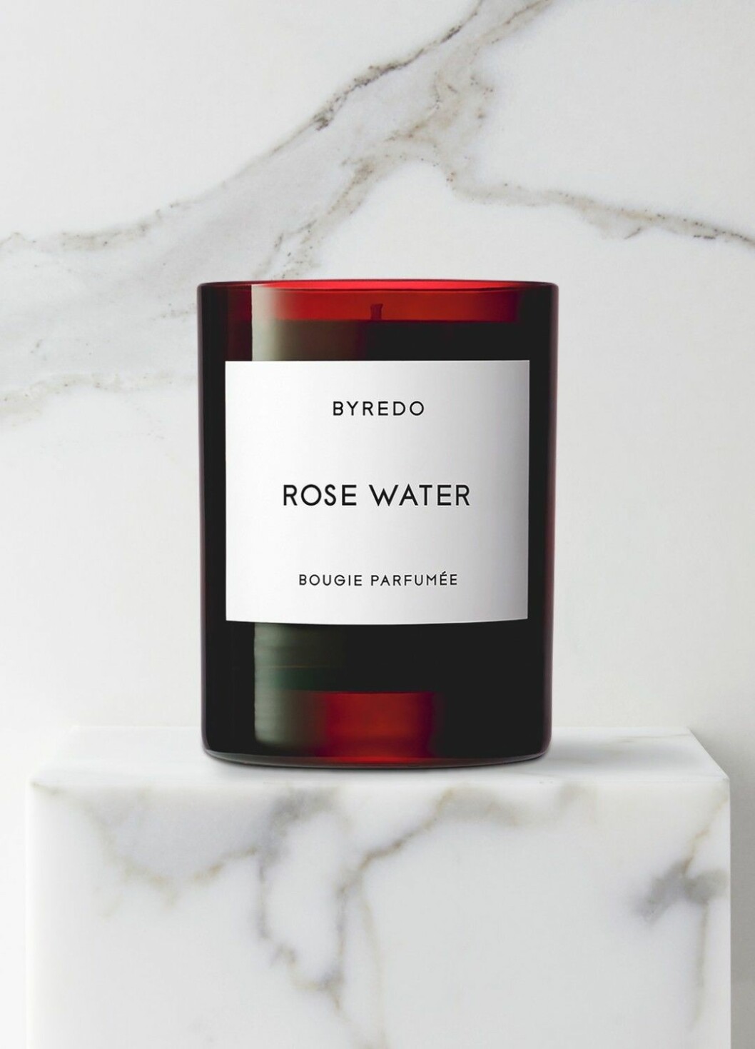 Rosewater doftljus från Byredo. Pressbild.