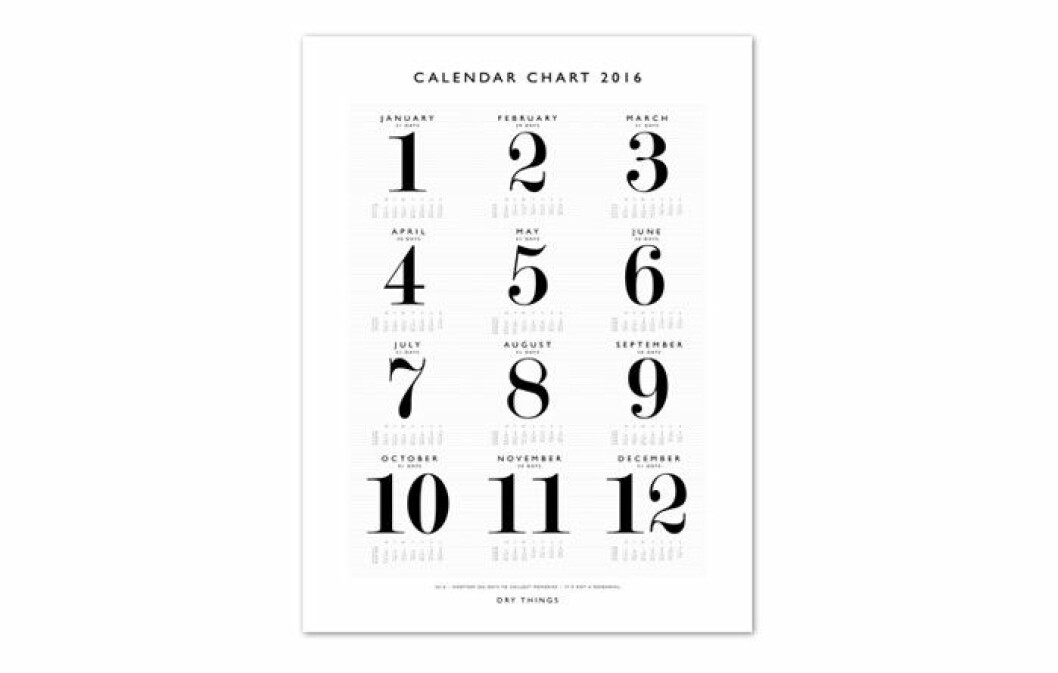 kalender dry things
