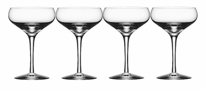 champagneglad från orrefors