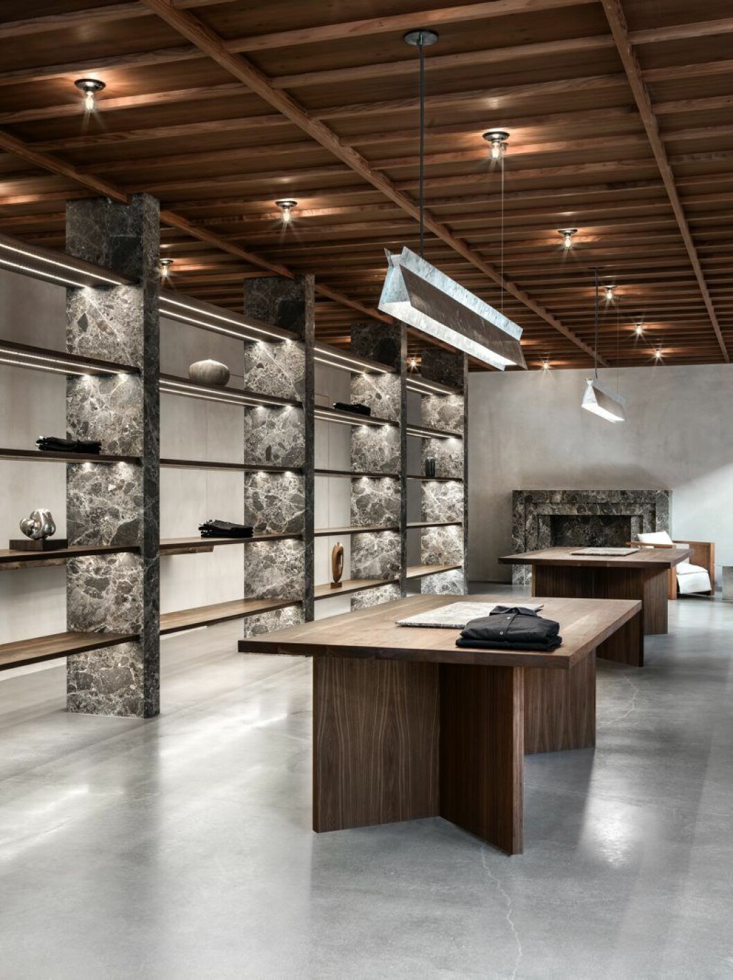 Svenska denimmärket Frames nya butik i London fick också sin kostym av Christian Halleröd. CHd_FRAME_LA_Foto Michael Weber 07 kopia
