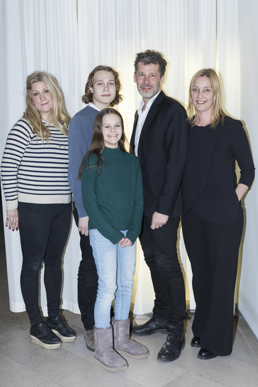 Christina Breeze, Johan Carpner, Vera Carpner Larsson, Ove Carpner och Moa Samuelsson. 