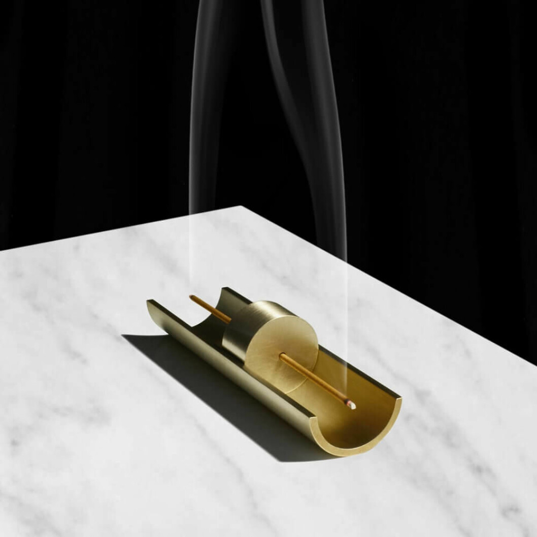 Behållare för rökelse, <a href="http://apparatusstudio.com/">Apparatus</a>, 8700:-, och nedan Cinnamon-projects.