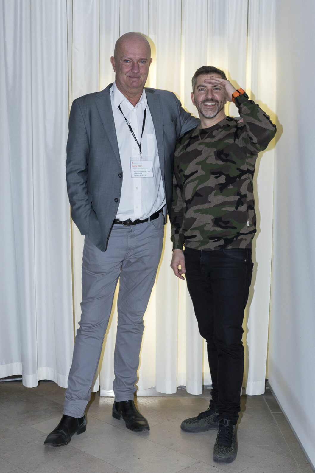 Claes Kanold och Rickard Larsson. Claes Kanold och Rickard Larsson.