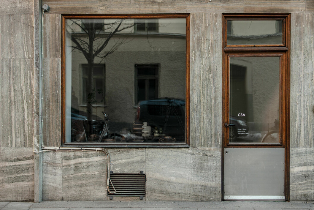 Carina Seth Anderssons butik på Kocksgatan. csa front