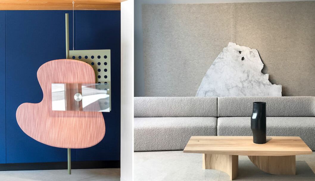 Doshi Levien för Kvadrat och soffa av Christophe Delcourt klädd i textil från Dedar.