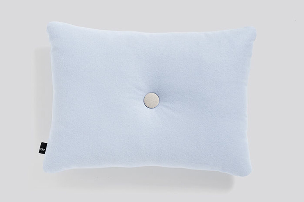 Dot Cushion Hero light blue