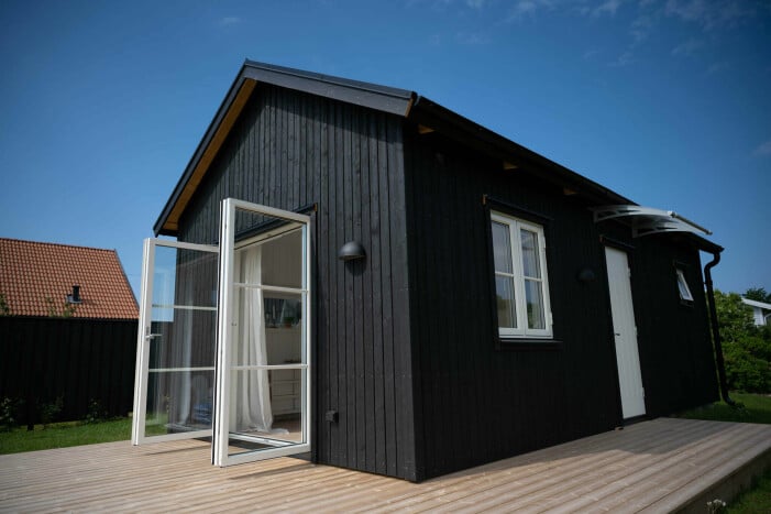 Arkitektritat attefallshus från Easy house. arkitektritad attefallshus åhus