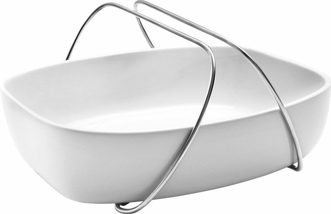 Eldfast porslinsform<br>med handtag, 599:-, Eva solo. Eldfast porslinsform med handtag, 599:-, Eva solo.