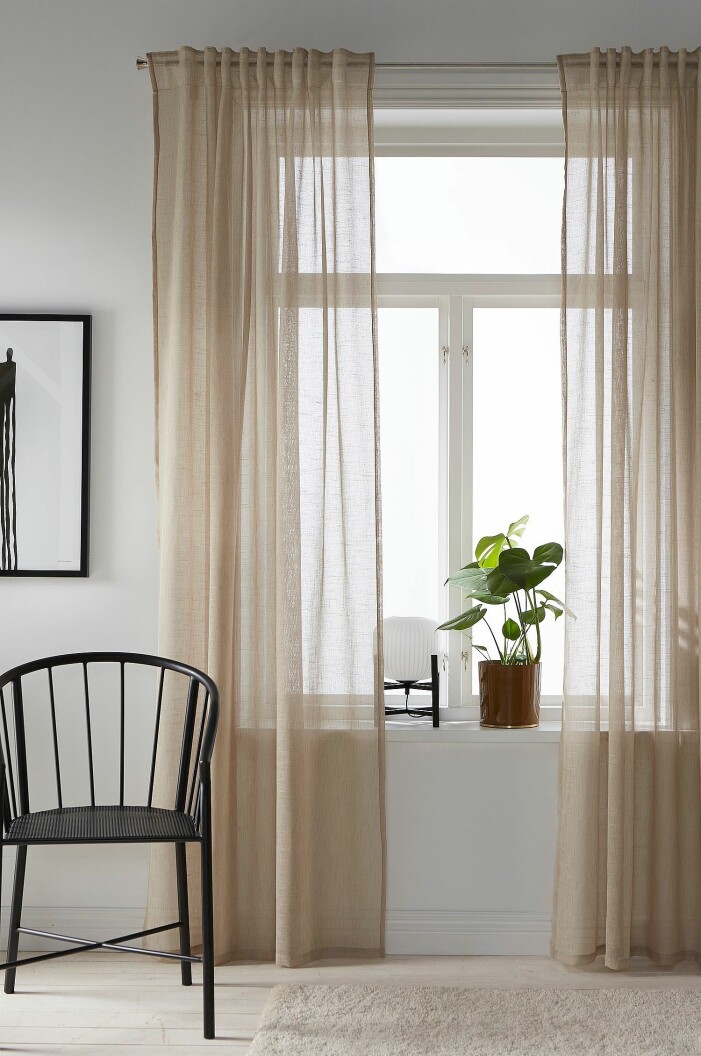 Veckbandslängd gardin Emelie från Ellos Home