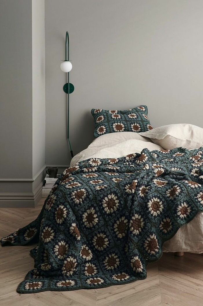 Höstkollektion Ellos Home, virkat överkast