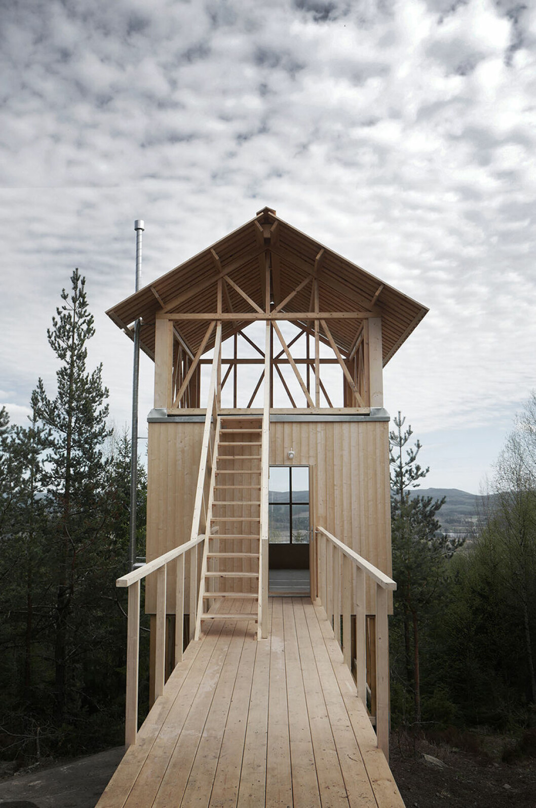 lofthuset baksida