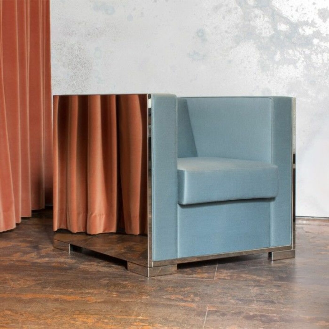 Fåtölj designad av Piet Hein Eek. Fåtölj designad av Piet Hein Eek.