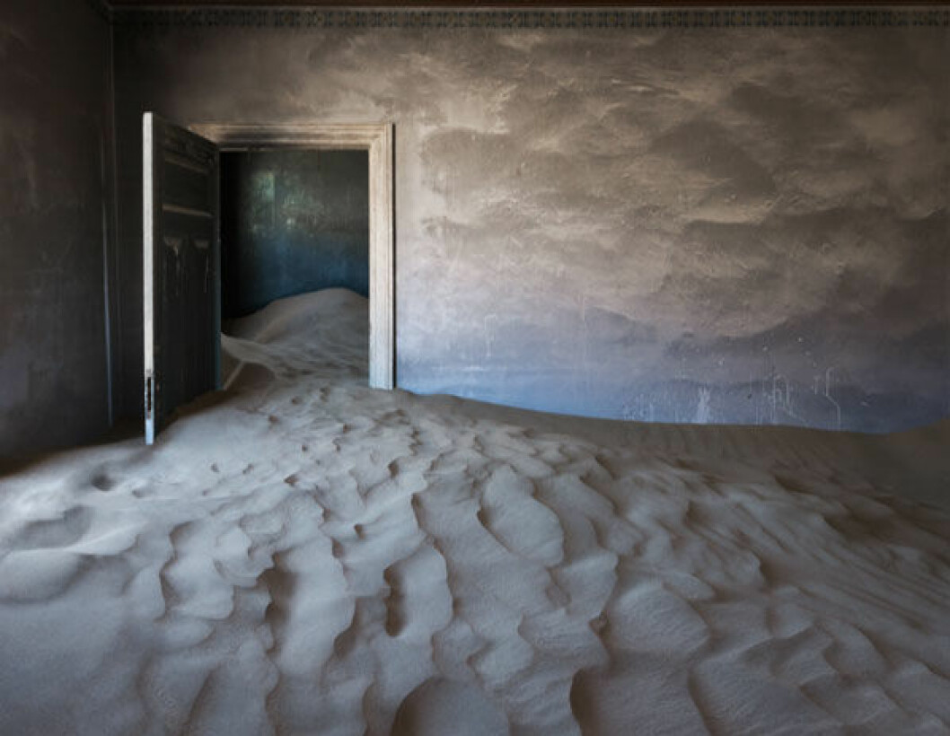 ”The Blue room” ur serien Earthworks. Foto: Fotografiska. Foto: Fotografiska.