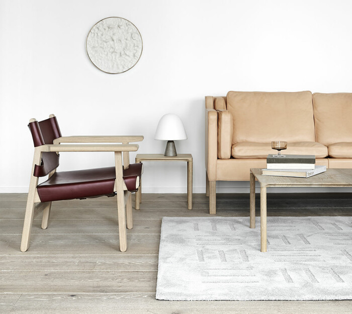 Svampinspirerande lampan <em>Meadow</em>, formgiven av Space Copenhagen. Foto: Fredericia furniture