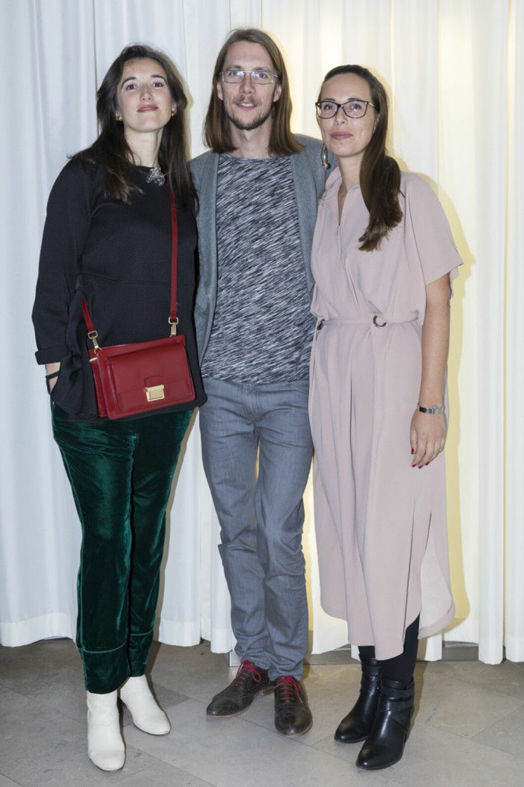 Fredrik Färg, Emma Marga Blanche och Maite Felices. Fredrik Färg, Emma Marga Blanche och Maite Felices.