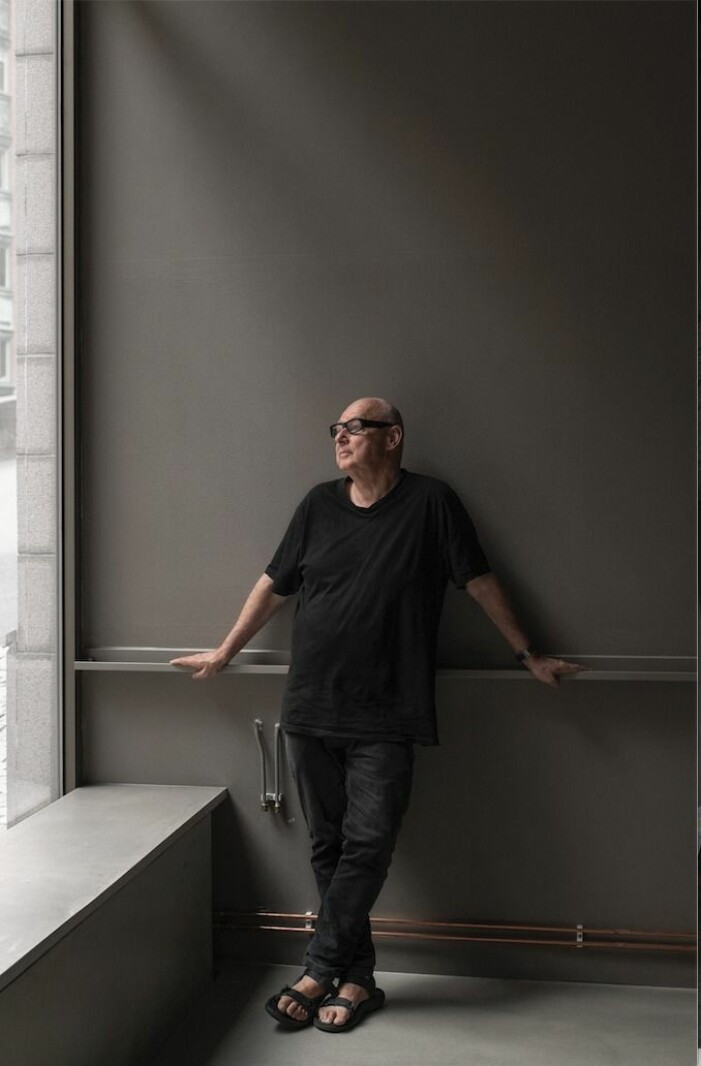 Gert Wingårdh på kontoret i Göteborg. Gert WIngårdh