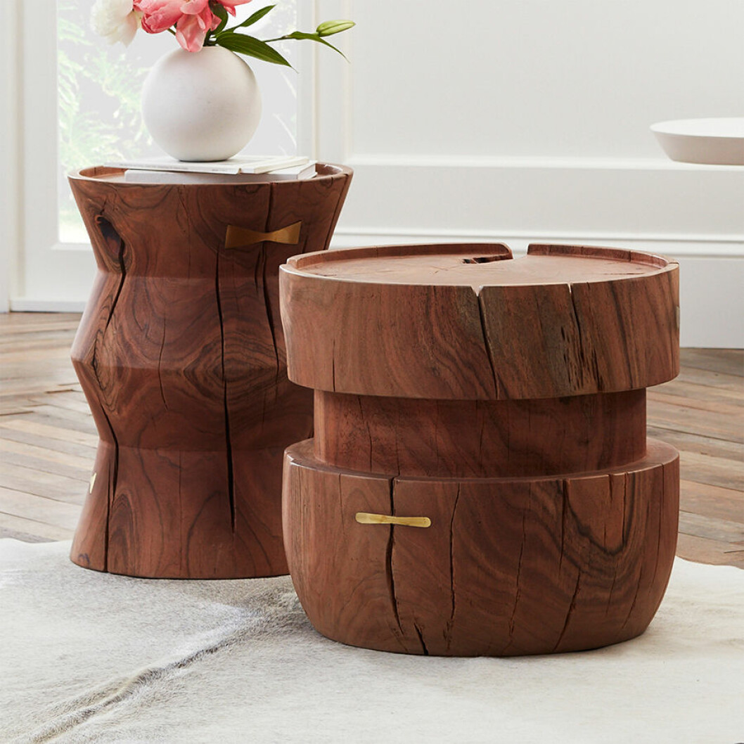 Goop CB2 designsamarbete träpall