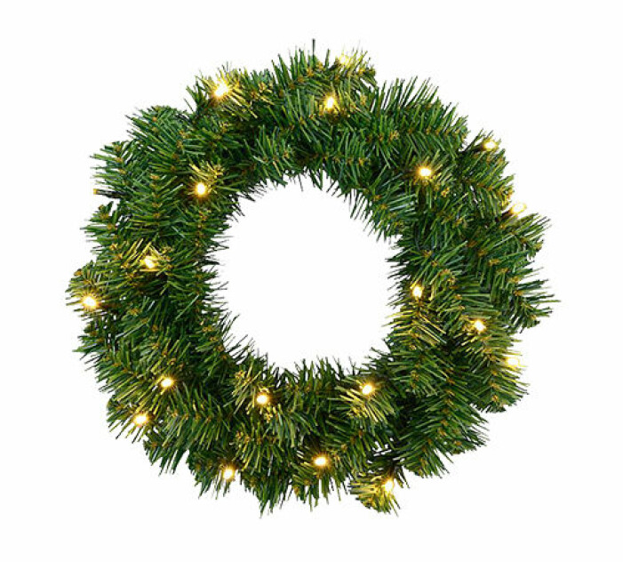grön julkrans