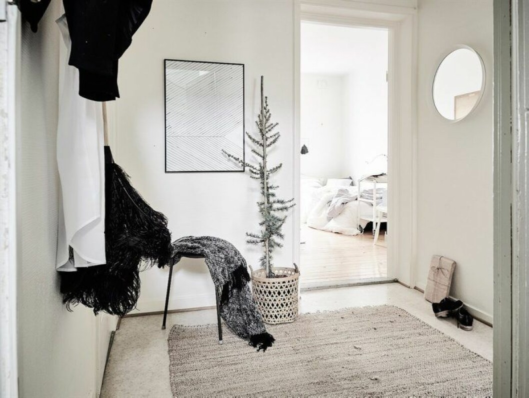 Hallen bjuder på julkänsla. Hall