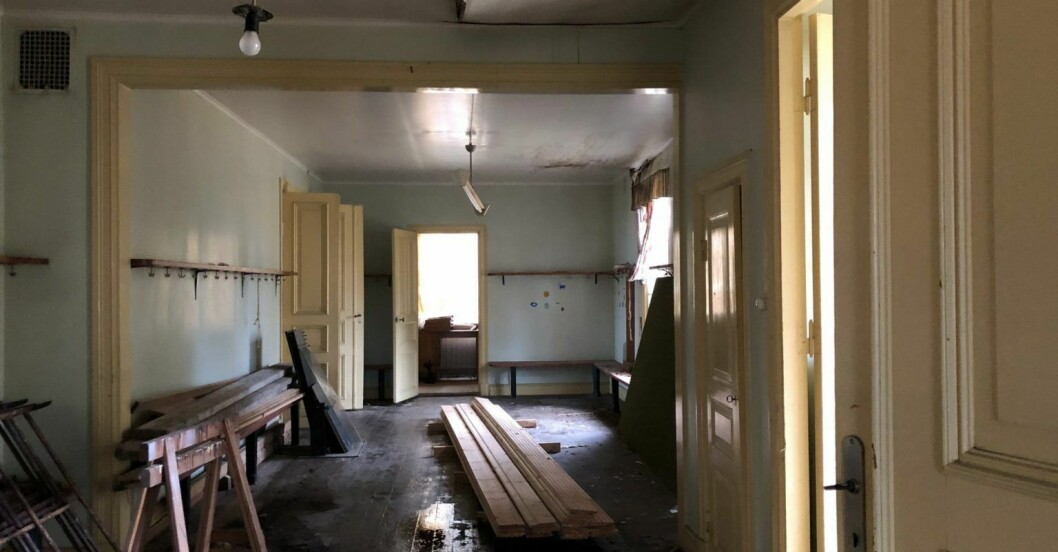 Förebild på hallen/kapprummet. renovering hall