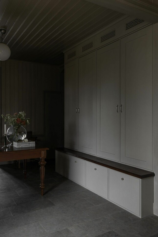 Efterbild på hallen. hall renovering skola
