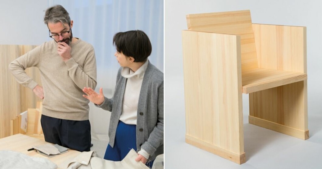 Christian och Ruxandra Halleröd och deras nya möbelkollektion för Nordiska muséet.