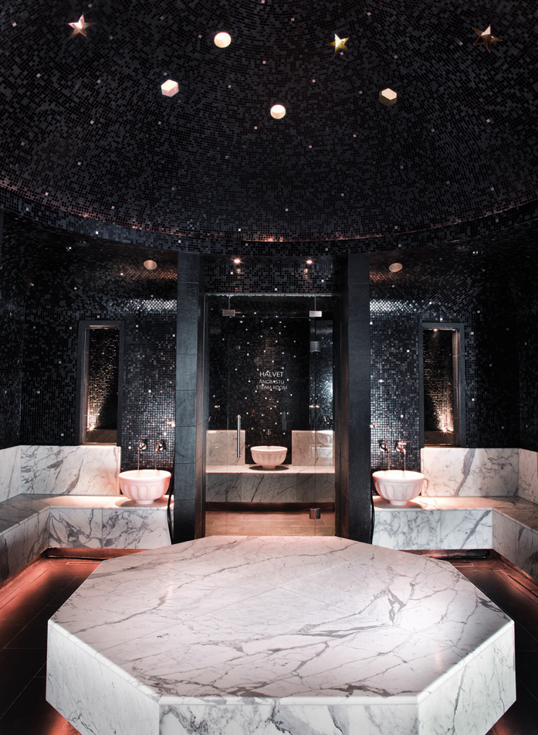 Hamam på Sturebladet Marina Tower. Arkitekt: Per Öberg hamam Sturebadet marina