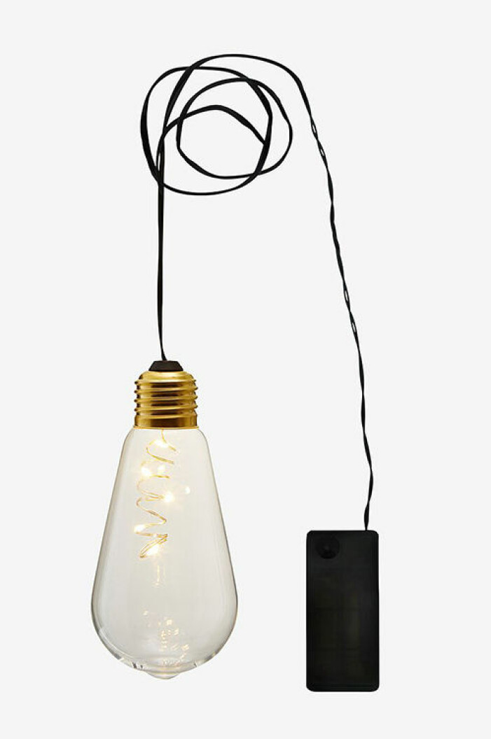 Hängande lampa i glas från Star Trading
