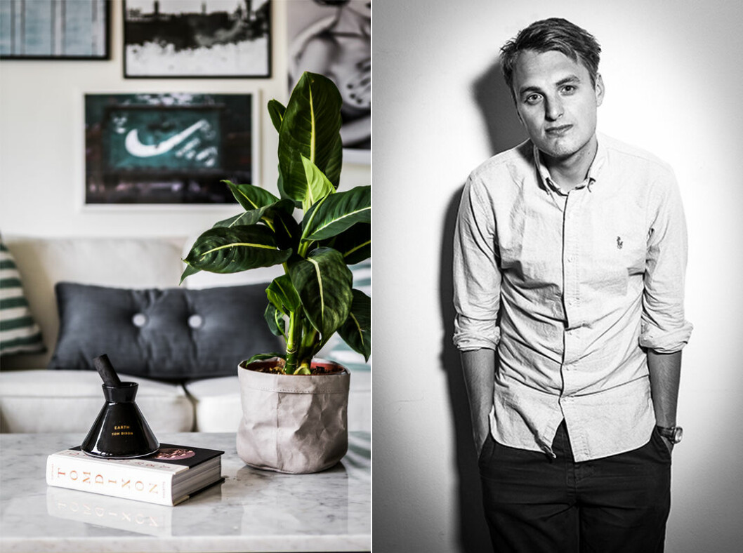 Henrik Nero började som inredningsfotograf, men intresset förde honom in på stylistbanan. Idag både stylar och fotar han bostäder inför försäljning. Foto och styling: Henrik Nero