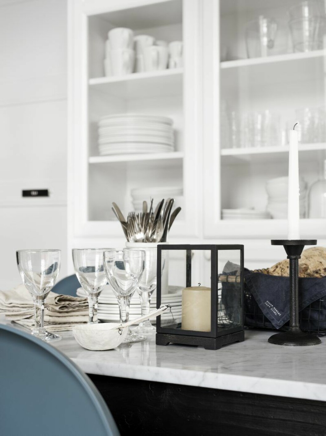 Glas, Ingegerd Råman, lykta och ljusstake, H&M Home.