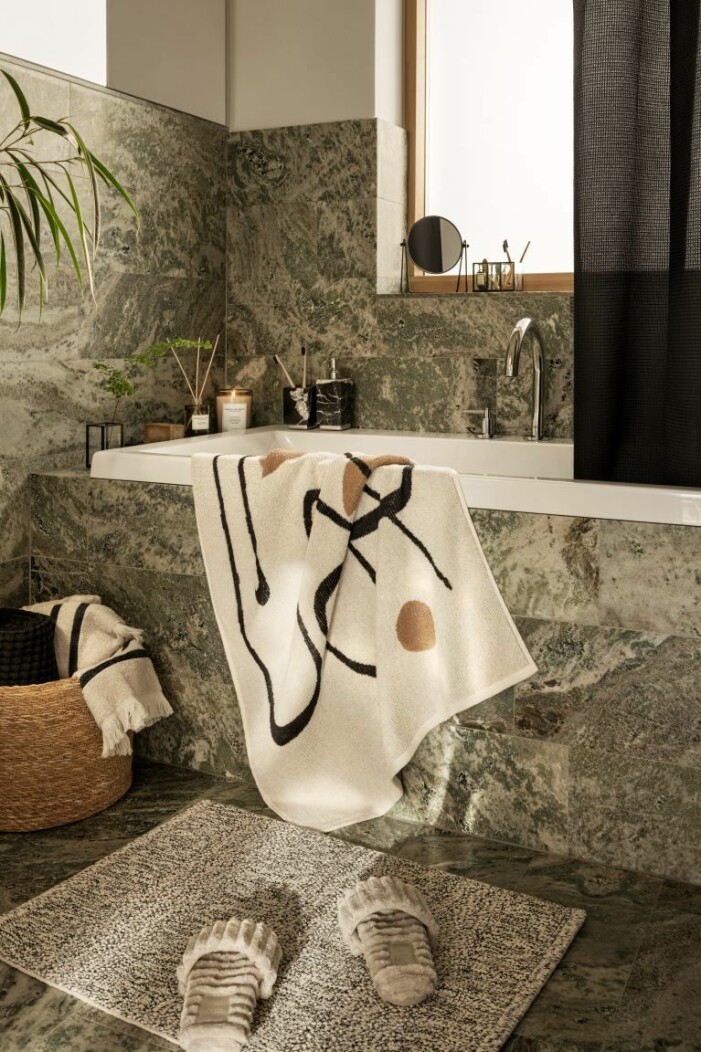 H&M Home höstkollektion, badhandduk