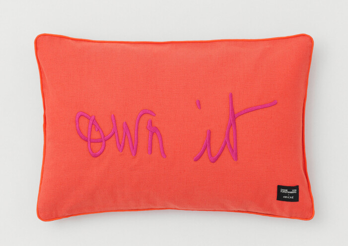 Diane von Furstenberg x H&M Home orange kudde