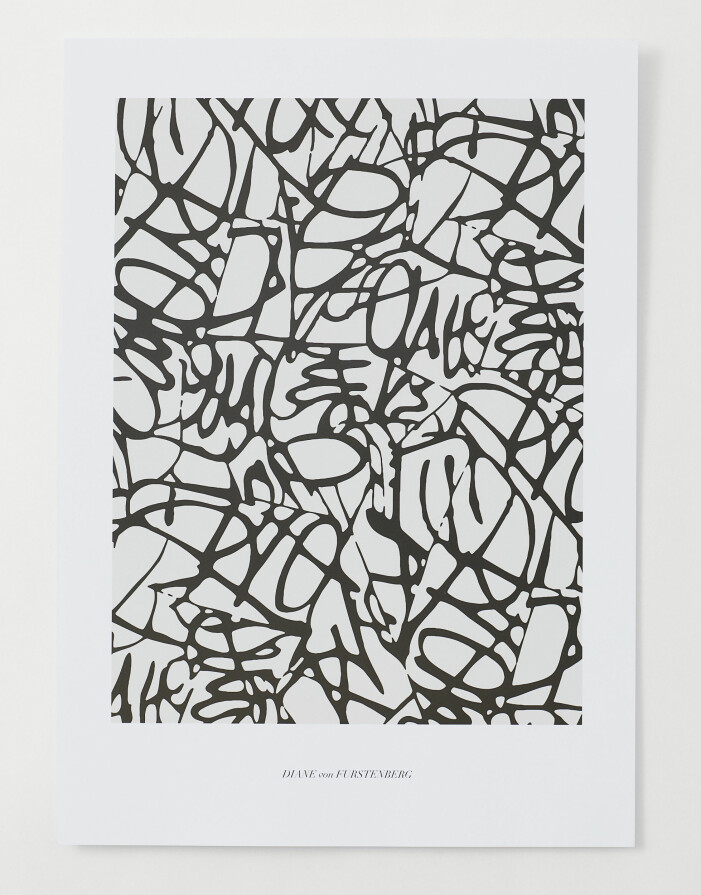 Diane von Furstenberg x H&M Home poster grafiskt mönster