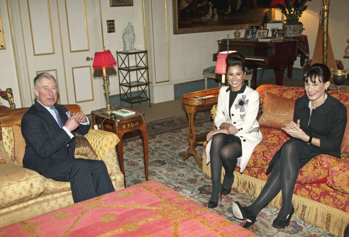 Hos Charles och Camilla dominerar äldre, traditionella möbler. Foto: TT