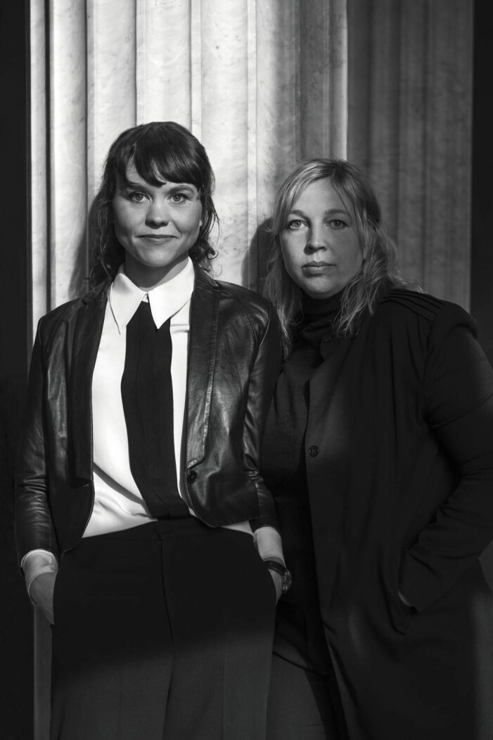 Anna Holmquist och Chandra Ahlsell från Folkform. Folkform studio
