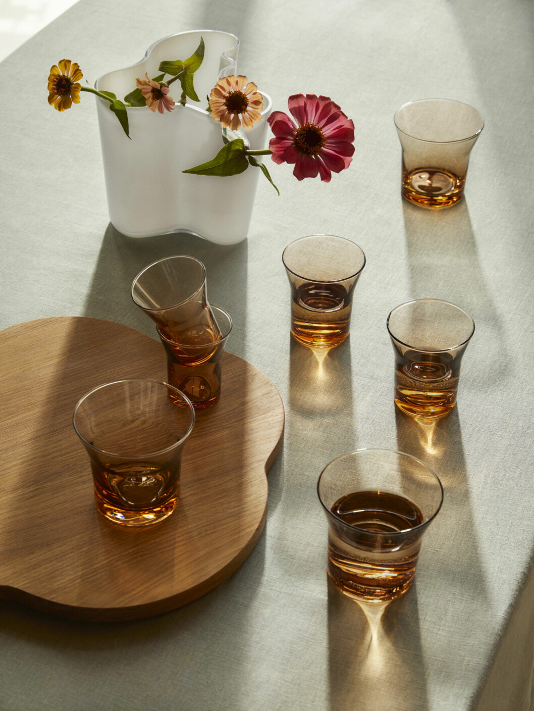 Bärnstensfärgat glas hos Iittala i år. Bärnstensfärgat hos Iittala 2023