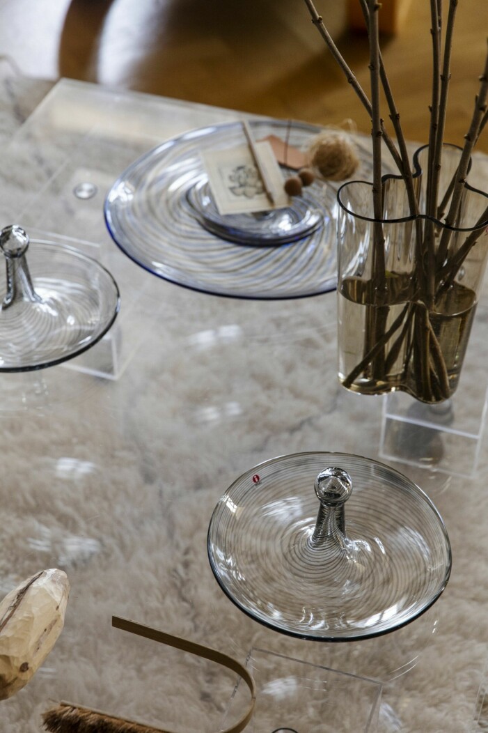 Glasskålarna från kollektionen Filigraani.