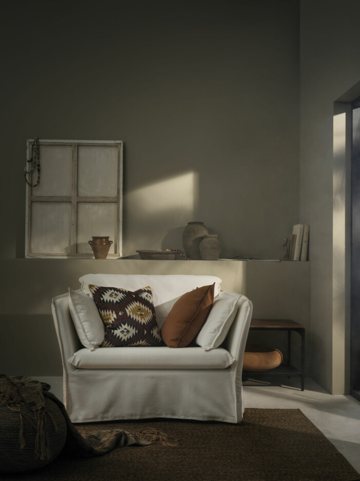 En av höstnyheterna hos Ikea är fåtöljen <span class=" italic" data-lab-italic_desktop="italic">Backsälen</span>. Fåtöljen Backsälen, Ikea höstnyheter 2021