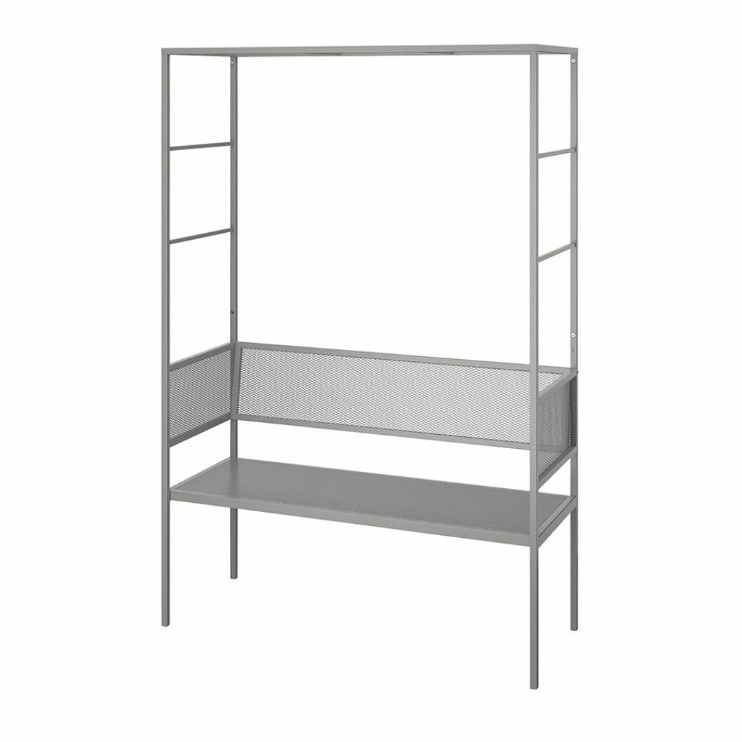 Svanö bänk med spaljé från Ikea