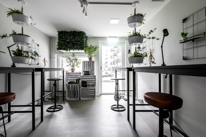 I Colive Parkstråket kommer det finnas plats för gemensamma arbetsytor.