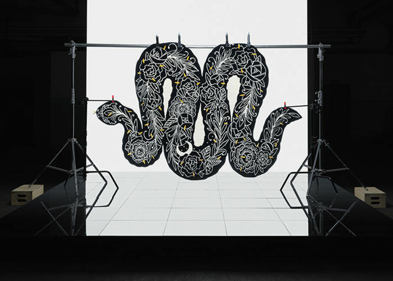 Ikea Art Collection – matta i form av orm