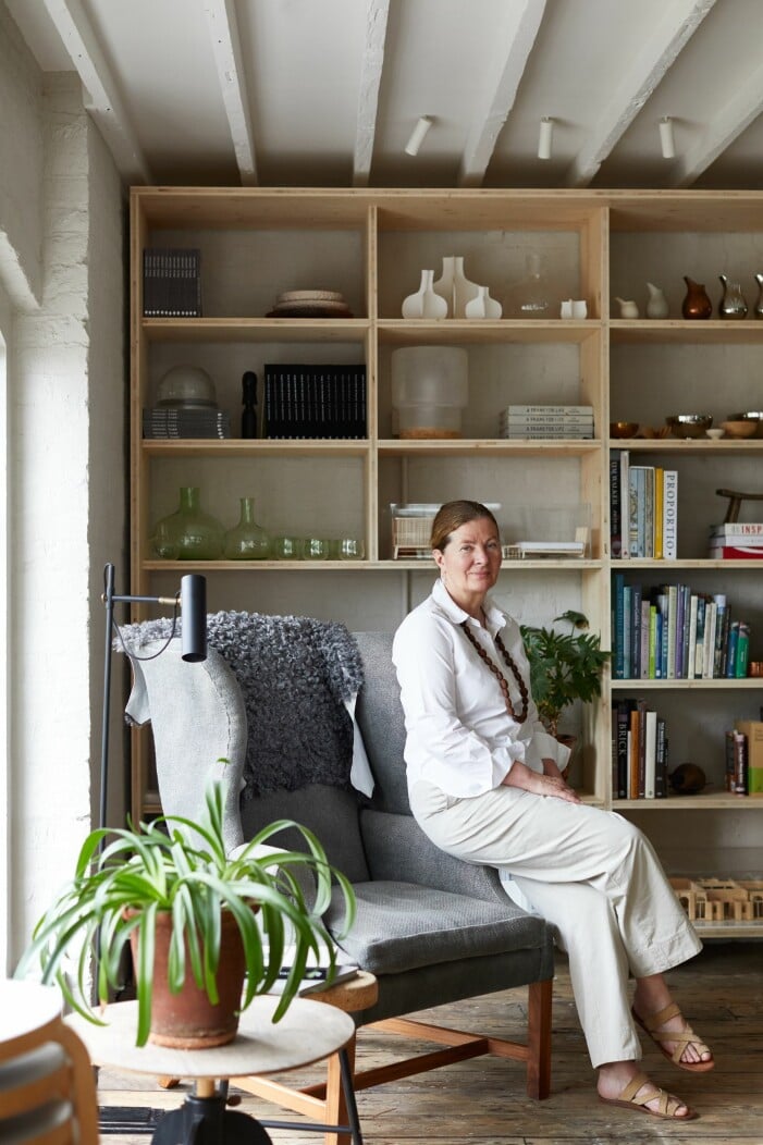 Ilse Crawford i sin studio i London. Ikea samarbetar med Ilse Crawford se kollektionen här