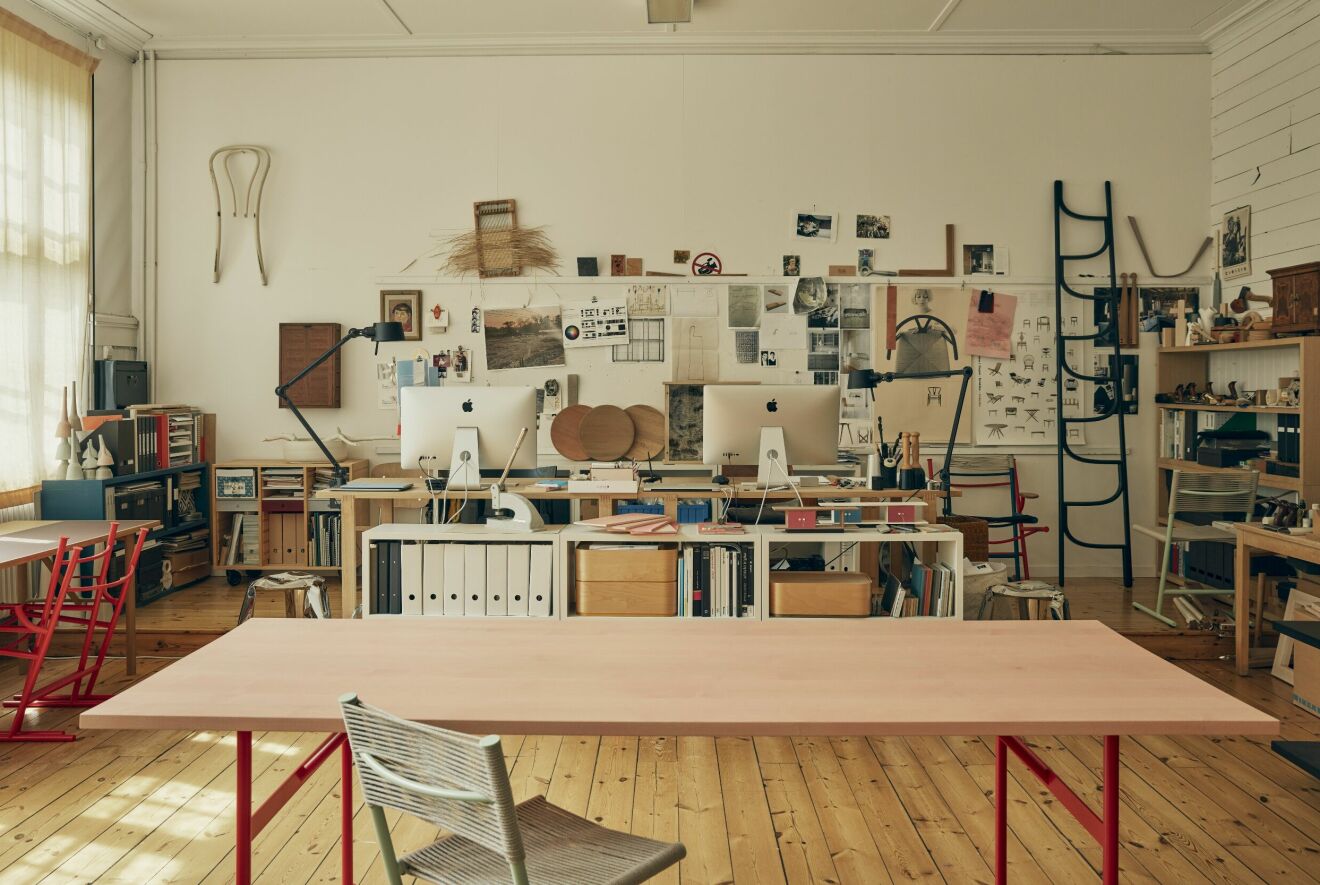 Atelier ­Sandemar, Pepp table och Pepp chair ateljé kreativ arbetsplats