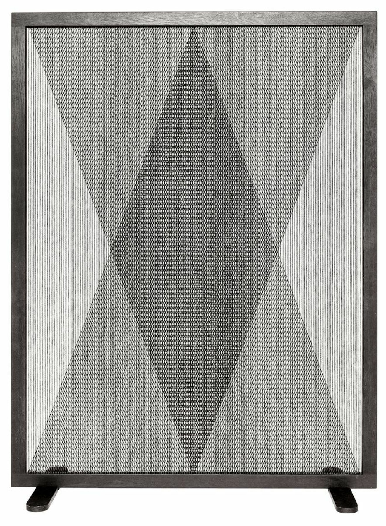 Vikvägg Net till­verkad av ullgarn görs på beställning, 8 000:-, Atelier Ryberg.