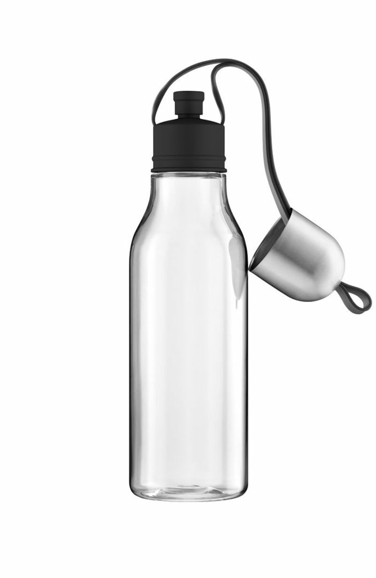 503005 Sports drinking bottle 70cl black open A up HIGH