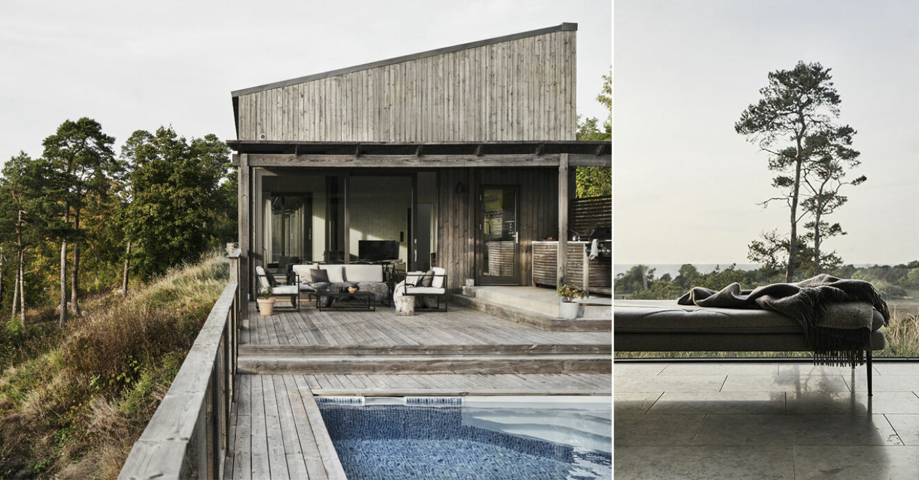 Sea Ranch-inspirerat hus på Gotland