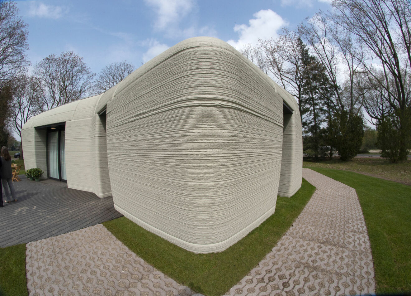 3D-printat hus i Eindhoven