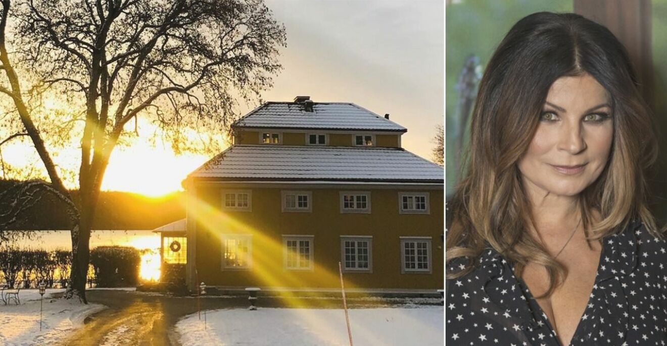 Carola Häggkvist, 53, följde drömmen och flyttade till ett slott i Steninge Slottsby