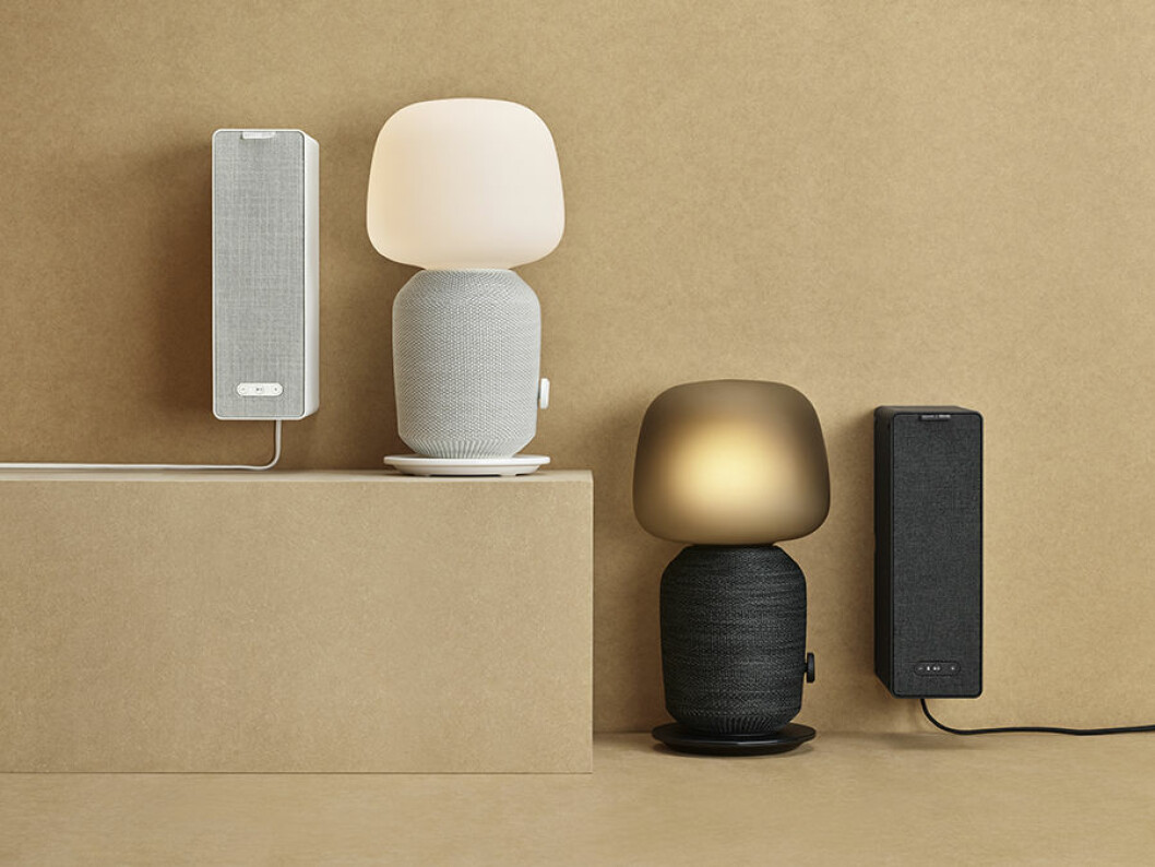 ikea sonos lampa bokhylla